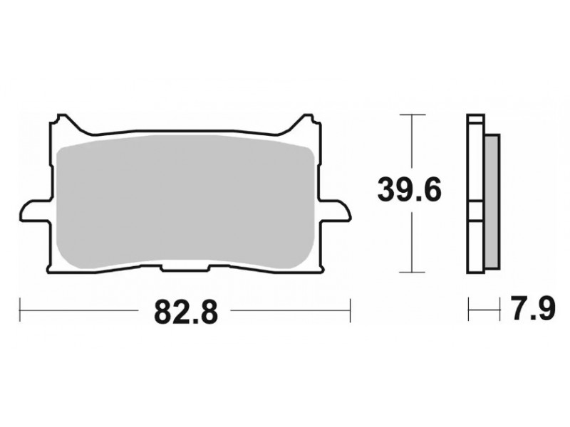 Гальмівні колодки SBS Performance Brake Pads / HHP, Sinter 940HS